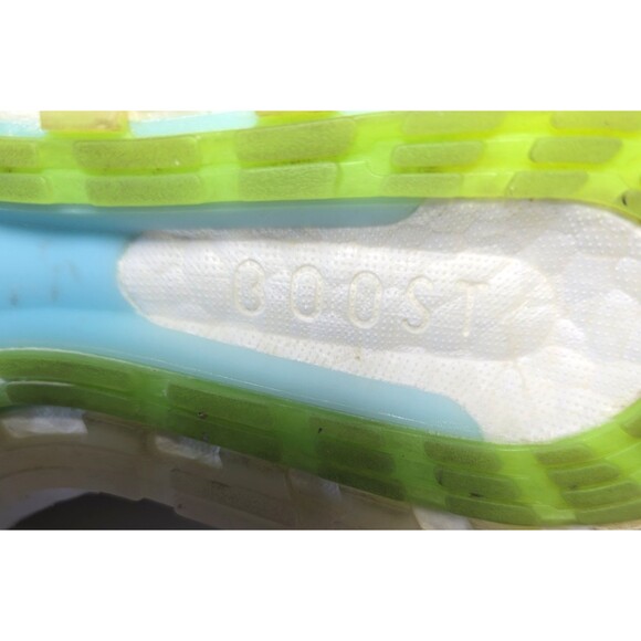 Adidas UltraBoost 22 GX5913 – White Bliss / Solar Green – US Men’s Size 9 - Picture 8 of 14